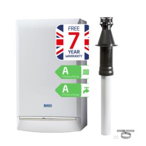 Baxi Duotec 24KW and Vertical Flue Pack