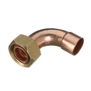End Feed Bent Tap Connector 15mm x 1/2