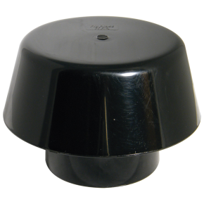 Floplast SP310 110mm Soil Pipe Extract Cowl Black