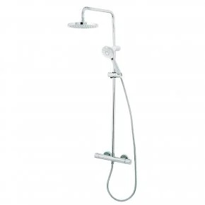 Deva Dynamic Cool Touch Bar Mixer Shower with Shower Kit + Fixed Head