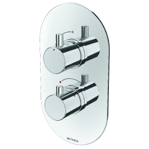 Kaha Concealed Mixer Valve (2 outlets) with ABS Plate