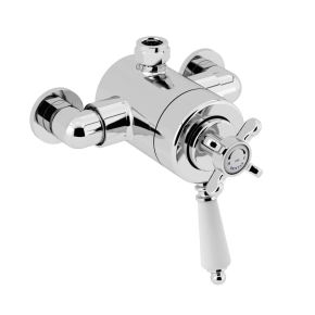 Bristan 1901 Exposed Concentric Chrome Top Outlet Shower Valve
