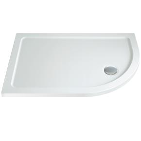 PHS 900 X 760 Right Hand Offset Quadrant Low Profile Shower Tray
